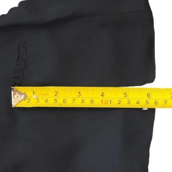 🆑️CLEARANCE Bill Levkoff Formal Maxi Dress Navy Blue Cross-Strap Size 10 Sample - Picture 8 of 12